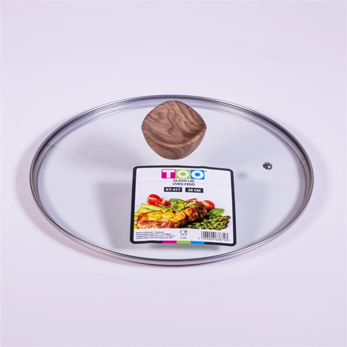 TOO KT-417 28 cm-es üveg fedő #2