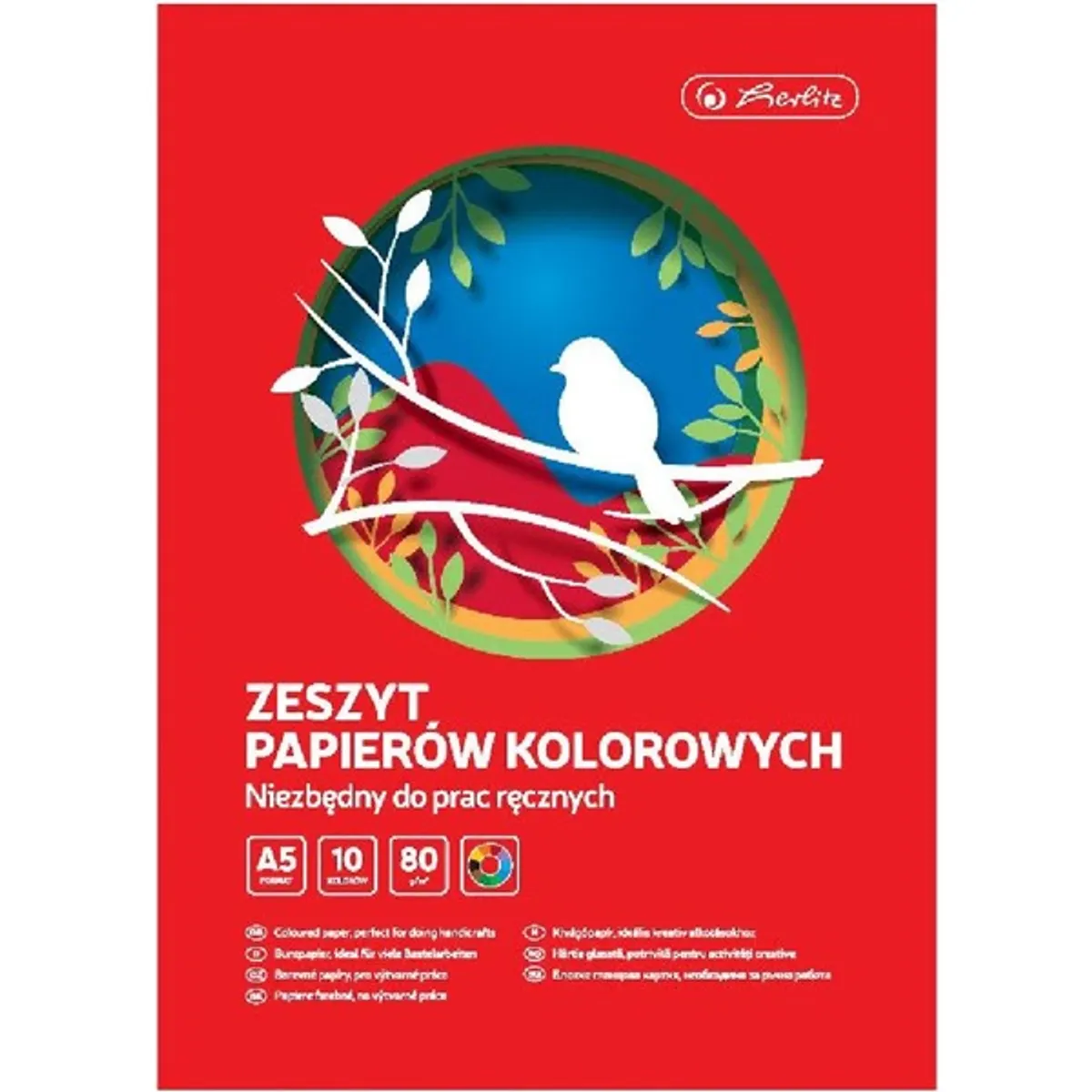 Herlitz  A5 10 lap fényes kivágópapír #1