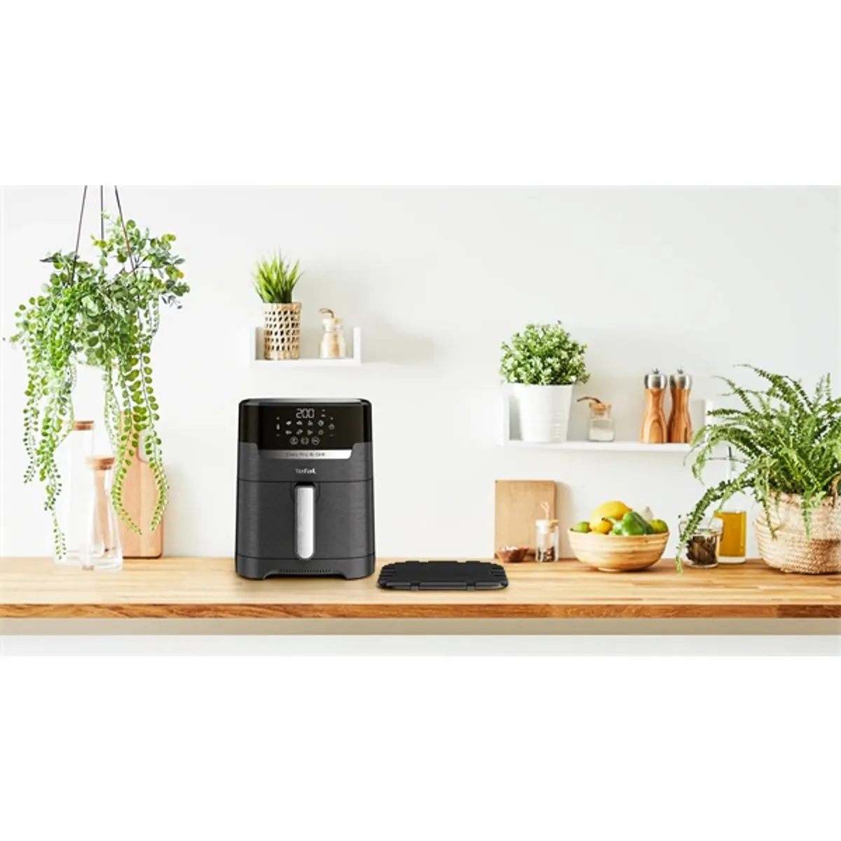 Tefal EY505815 2 az 1-ben fekete 4,2 L forrólevegős sütő #9