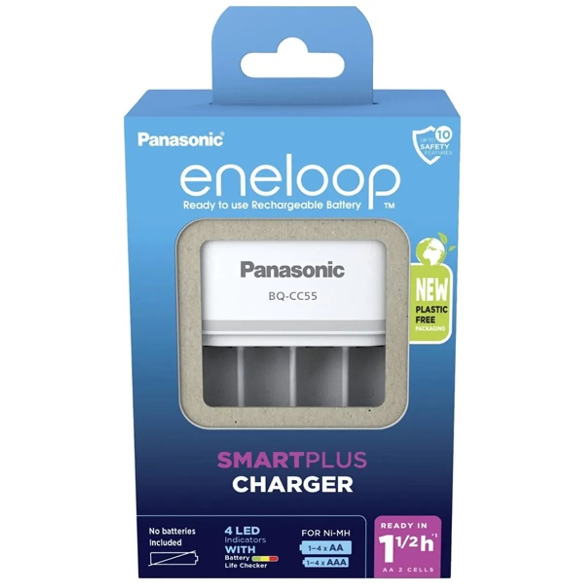 Panasonic Eneloop BQ-CC55E 1/4db AA/AAA akkutöltő #3