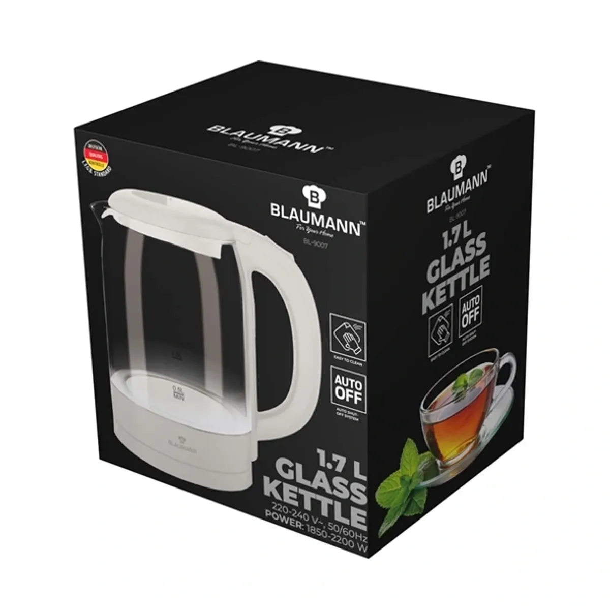 Blaumann BL-9007 1,7L-es krém üveg vízforraló #2