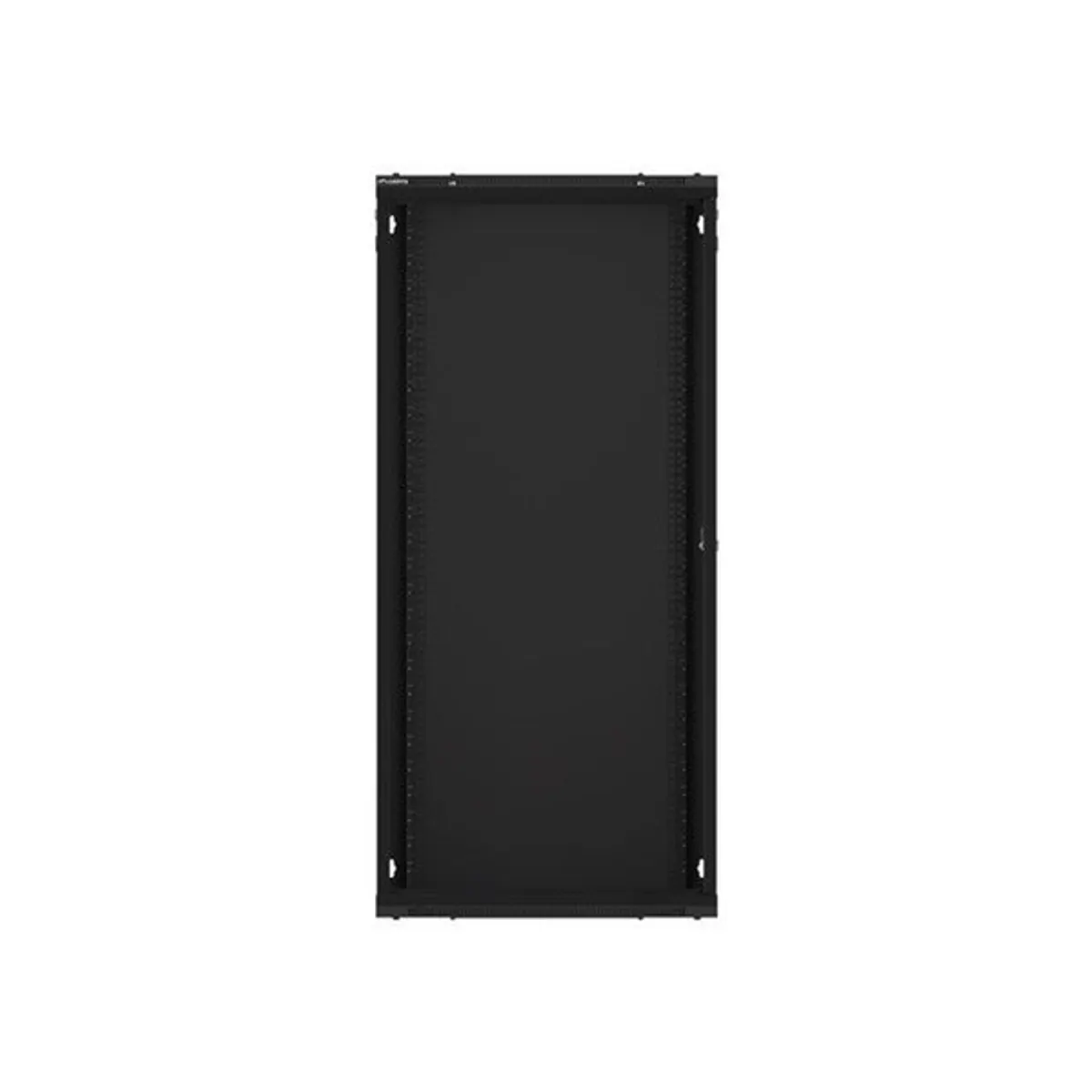 Lanberg WF01-6627-10B 19" 27U SZÉL:600mm MÉLY:600mm MAG:1307mm lapraszerelt üvegajtós fekete fali rack szekrény #10