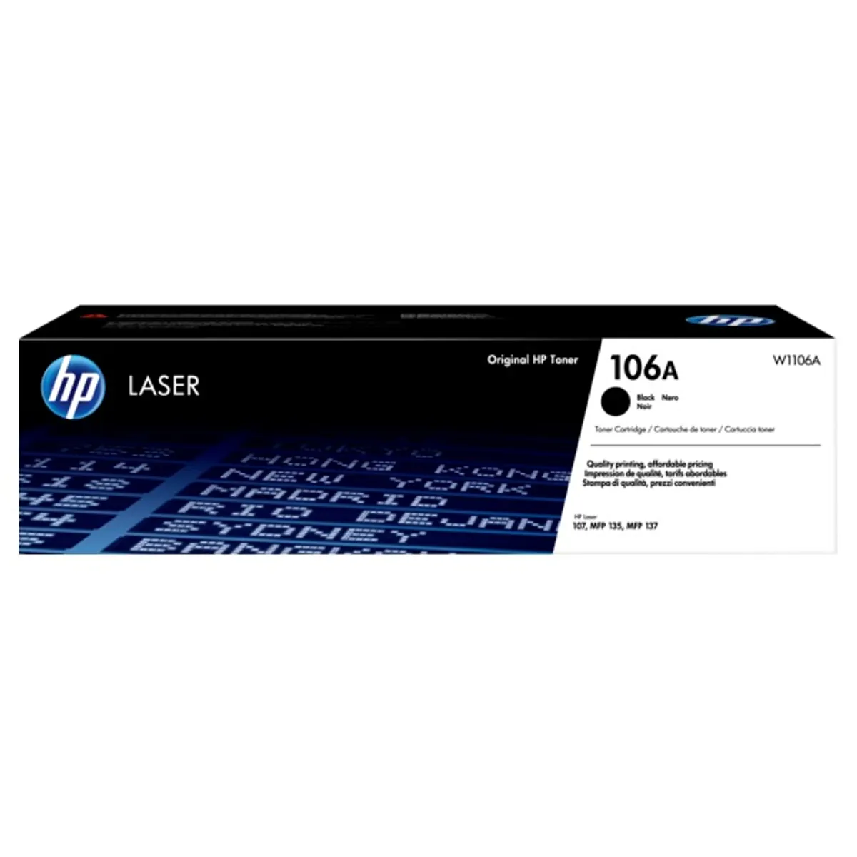 HP W1106A (106A) fekete toner #1