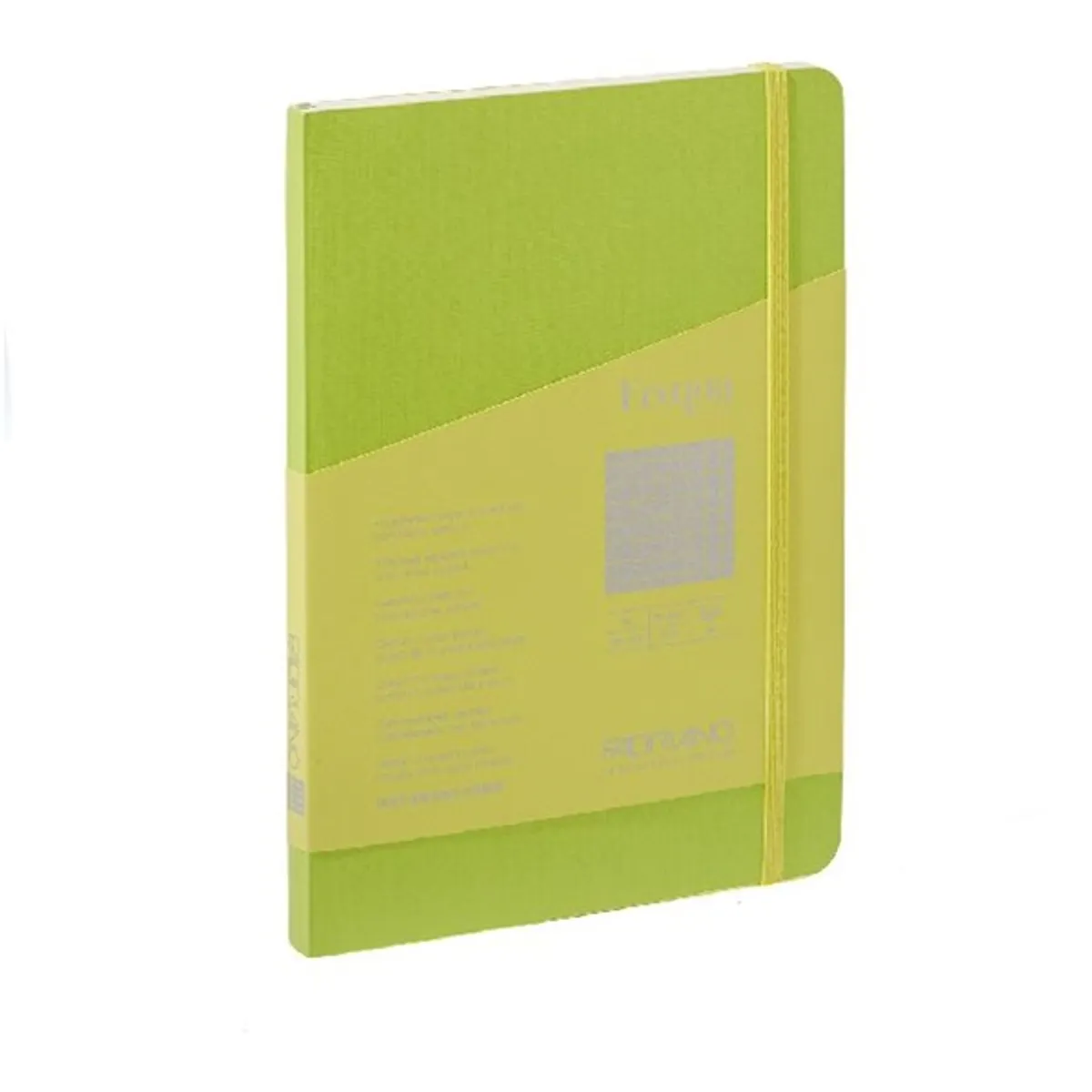 Fabriano Ecoqua Plus A5 80 lapos világoszöld kockás notesz #1