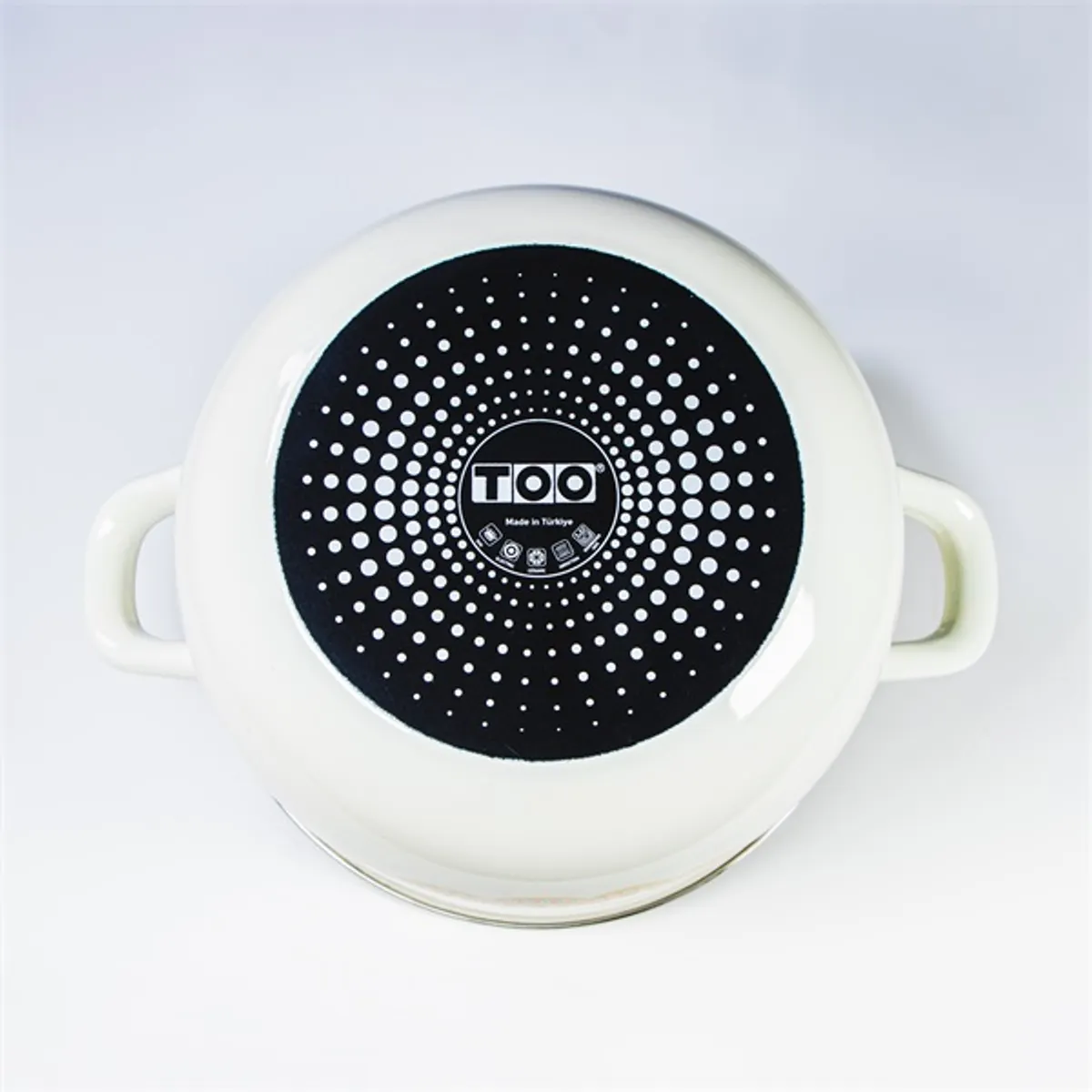 TOO BELLY OLIVE 2,8 literes, 18cm átmérő, 12cm magasságú lábas (fazék) üveg fedővel #4