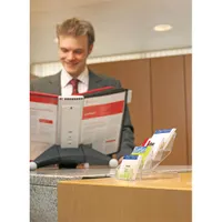 Durable 240 darabos 4 rekeszes névjegykártyatartó display #2