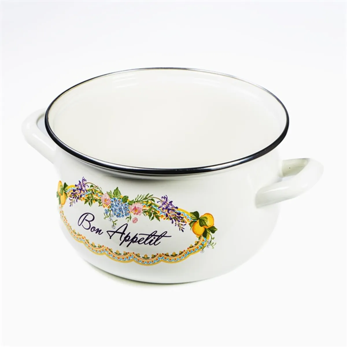 TOO BELLY BON APPETIT 2,1 literes, 16cm átmérő, 11cm magasságú lábas (fazék) üveg fedővel #3