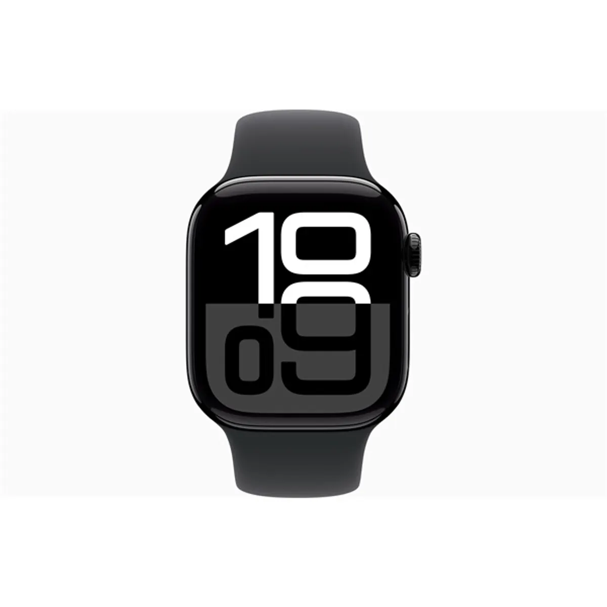 Apple Watch S10 GPS (42mm) kozmoszfekete alumínium tok, fekete sportszíj (M/L) okosóra #2