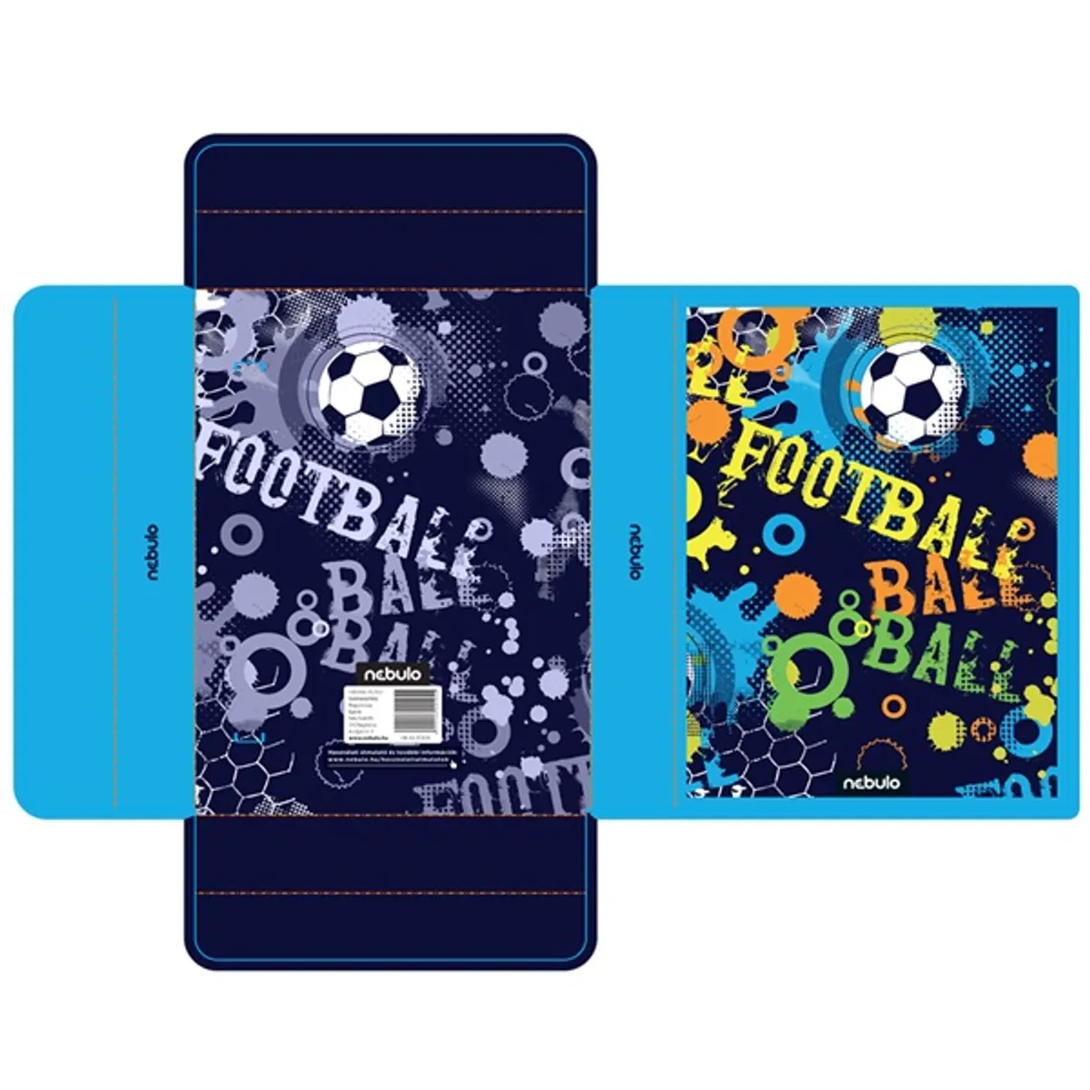 Nebulo Focista A5 hullámkarton füzetbox #1