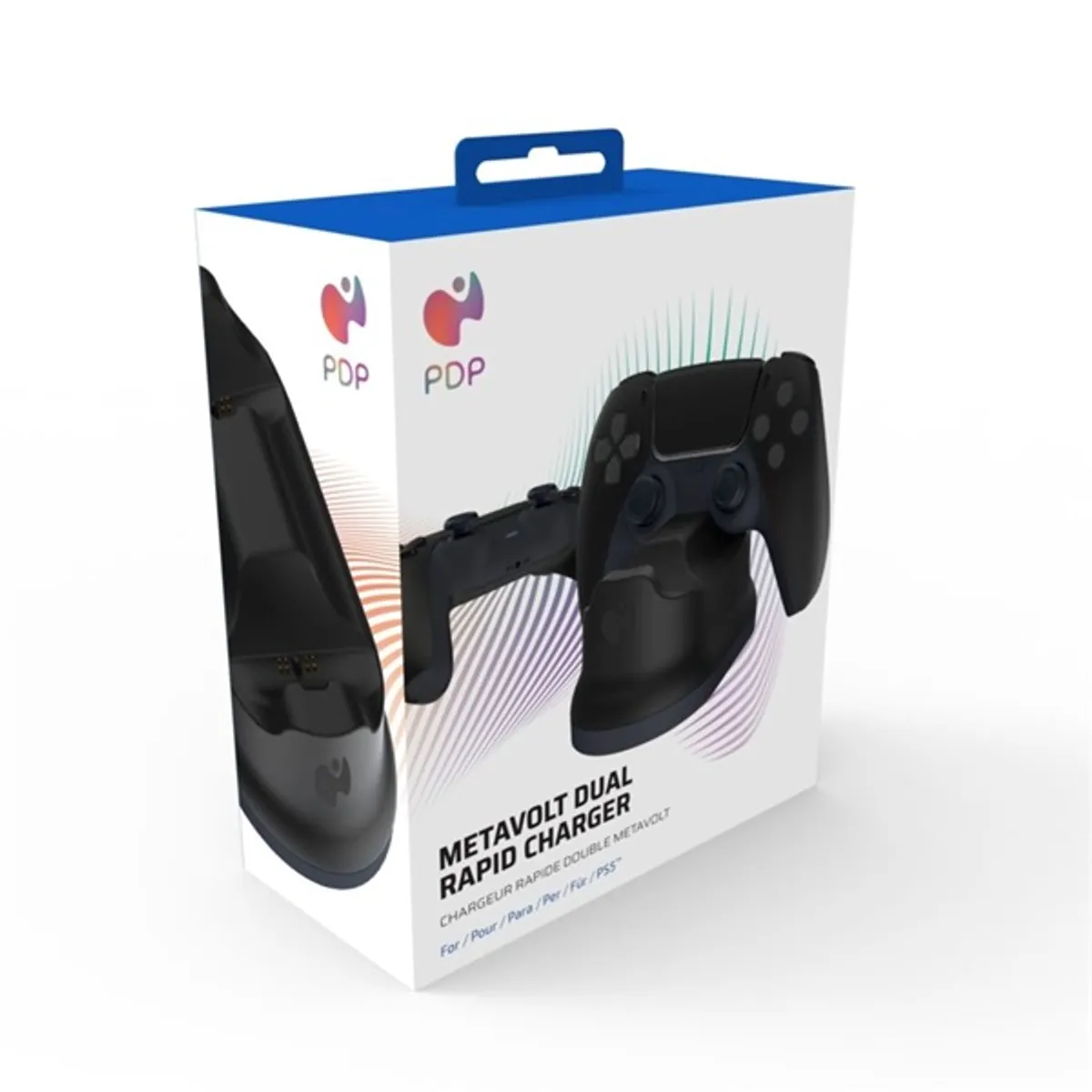 PDP 052-016-BK PlayStation 5 DualSense Metavolt Twin Rapid Charger fekete kontroller töltőállomás #5