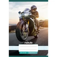 Nebulo Vagány minták II A5 27-32 tűzött kockás füzet #7