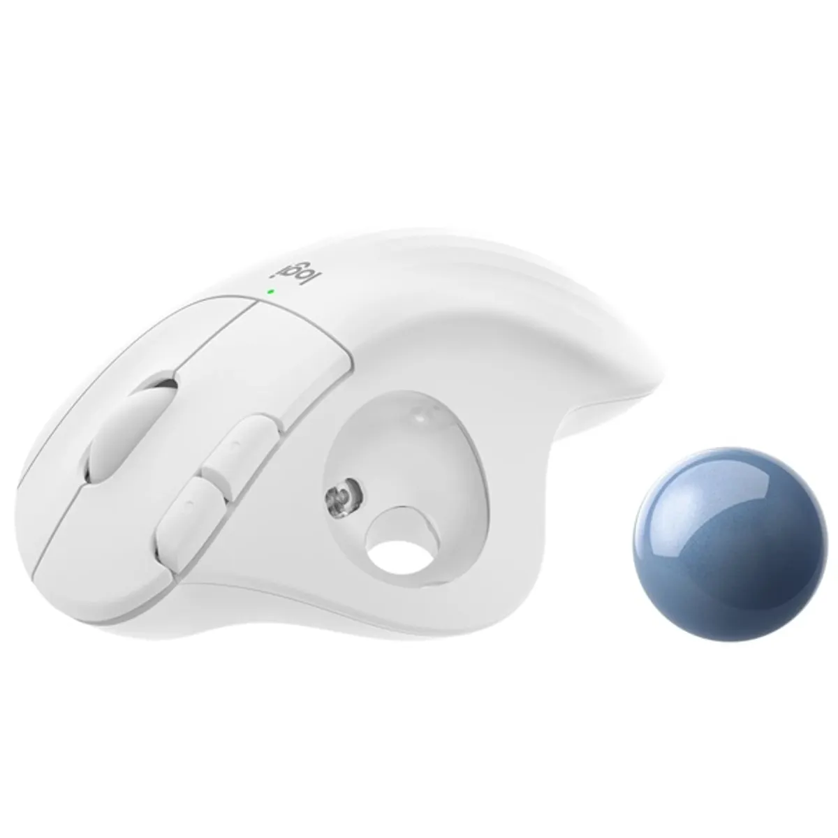 Logitech Ergo M575s vezeték nélküli fehér Trackball egér #4