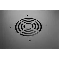 Stalflex RC19-4U-450MB 19" 4U 450 mm mély lapraszerelt fekete fém ajtós fali rack szekrény #10