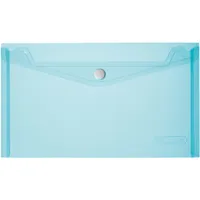 Herlitz PP DL átlátszó kék patentos tasak