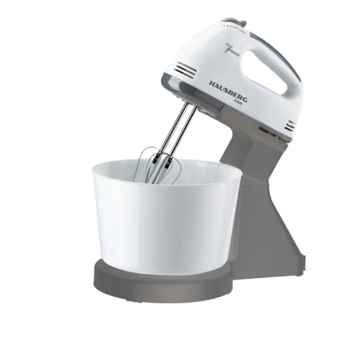 Hausberg HB-3550GR 250W szürke rotációs tálas mixer #1