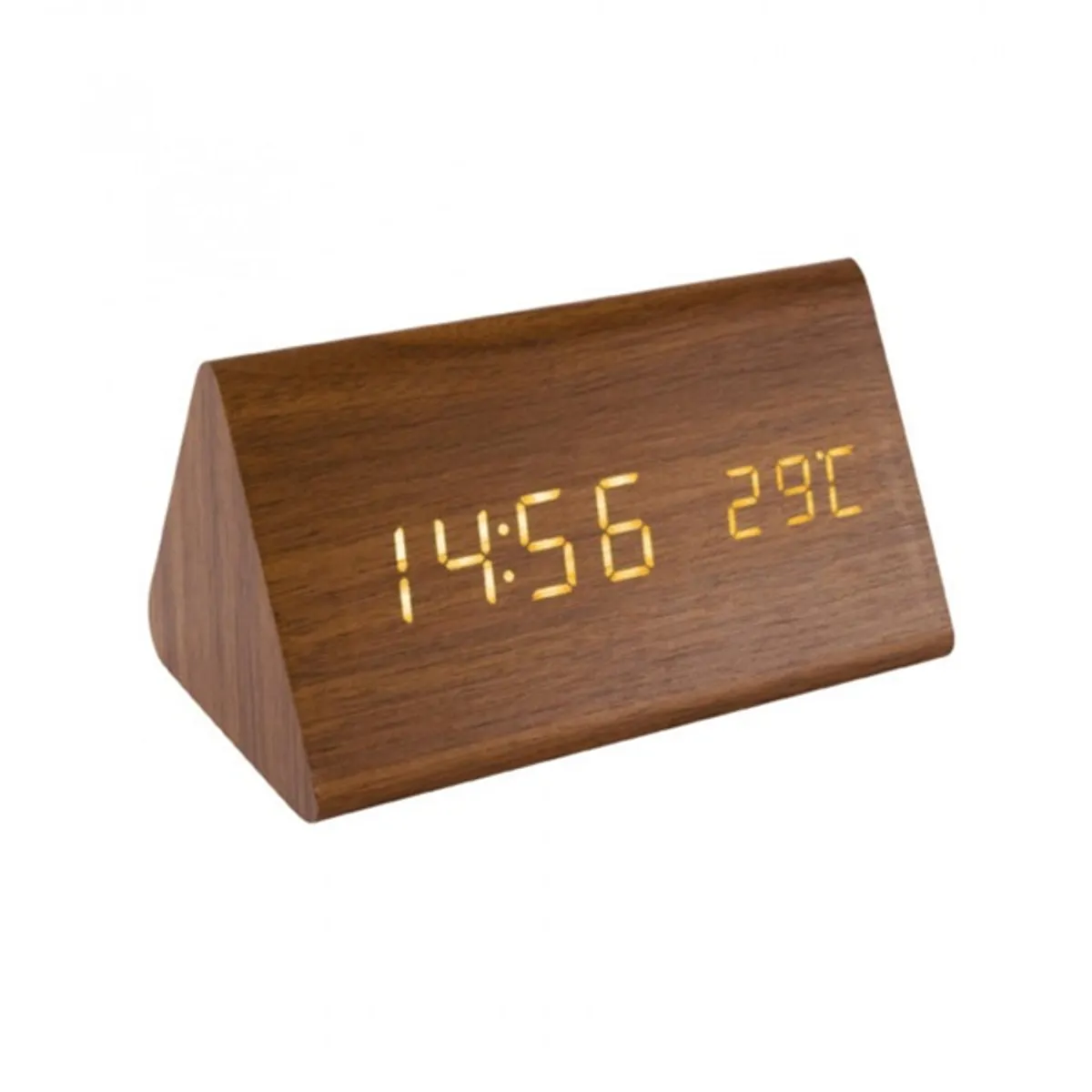 HOME OC 05 digitális barna LED ébresztőóra #1