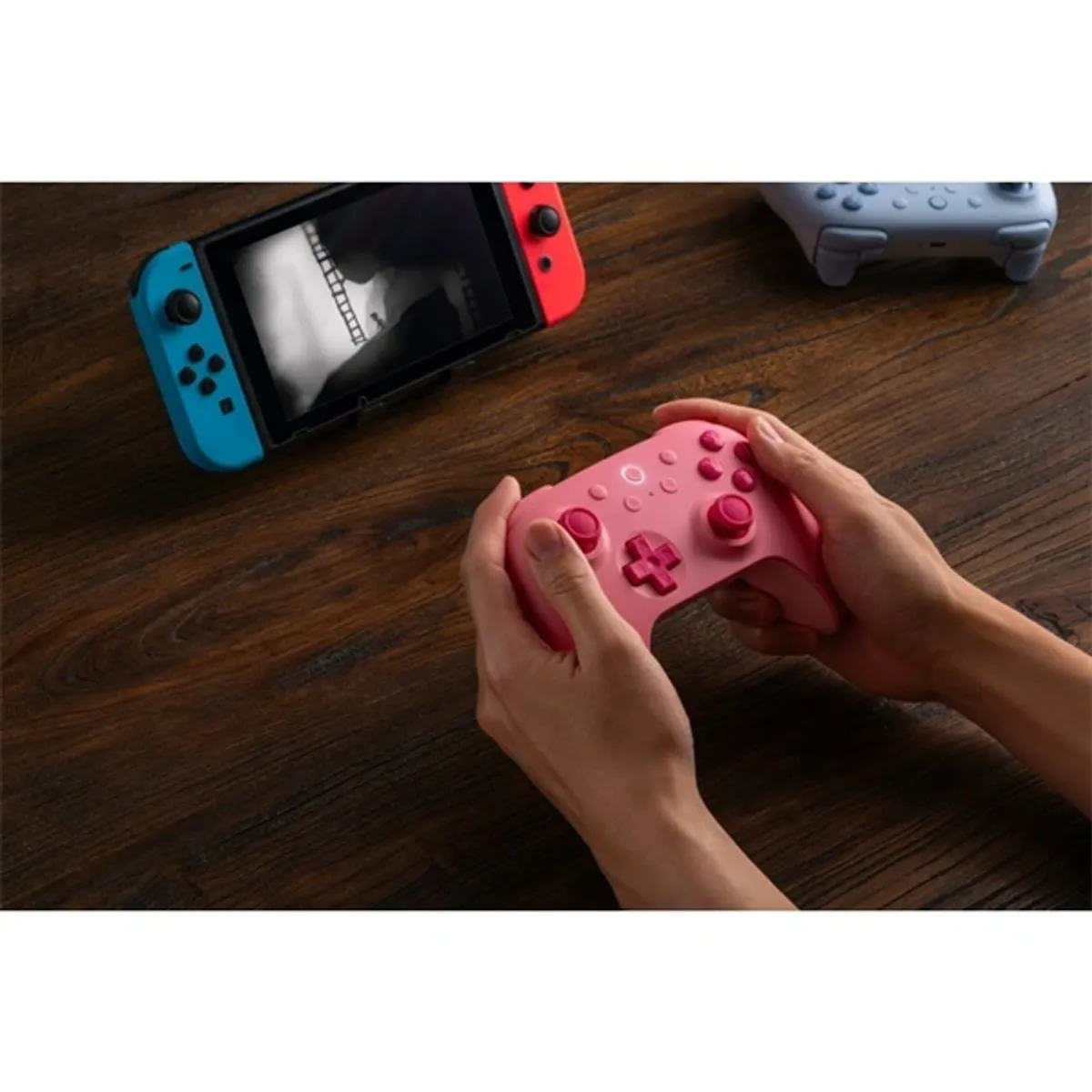 8BitDo Ultimate 2C Nintendo Switch / Switch 2 Hall-Effect pink vezeték nélküli kontroller #6