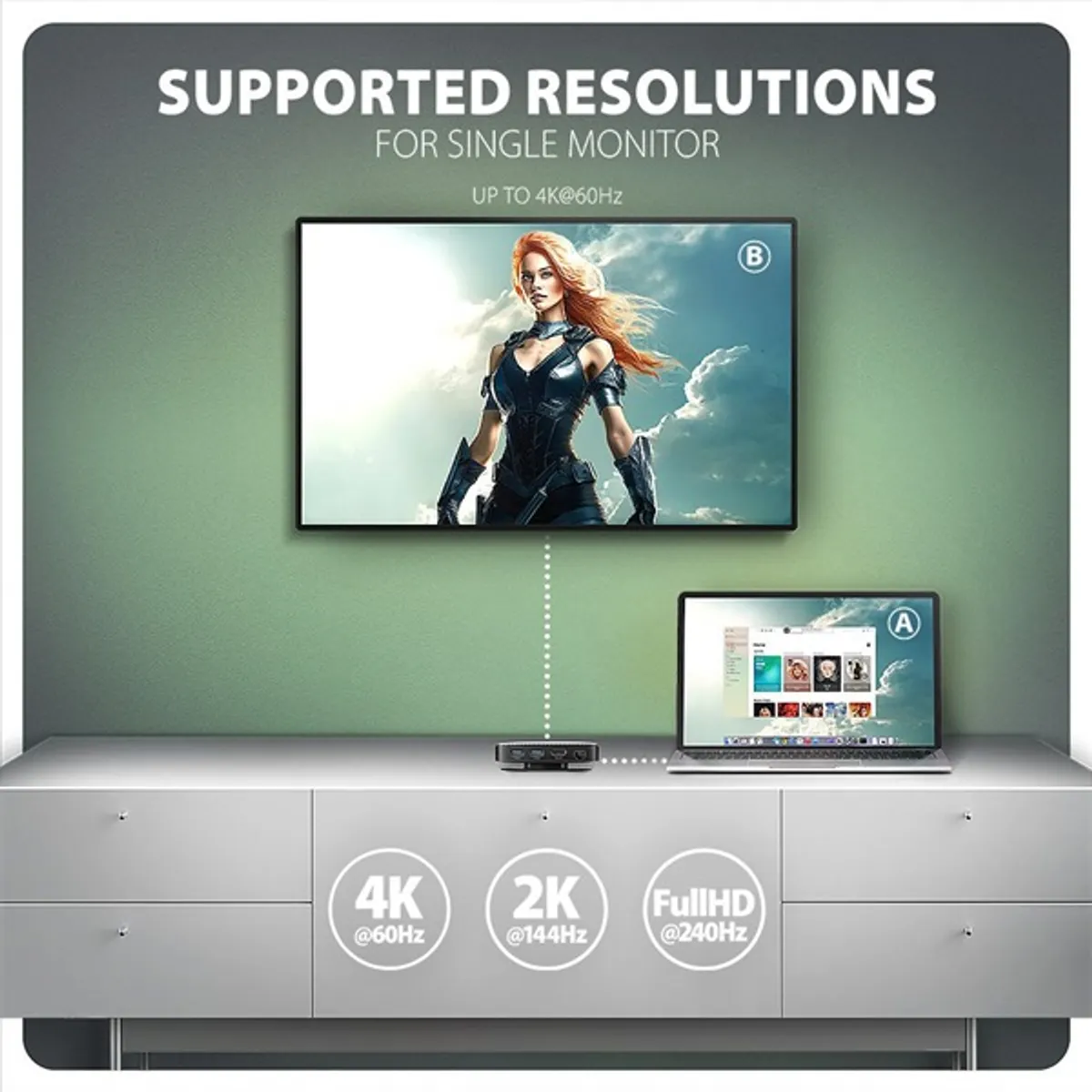 Axagon HMC-UFO USB-C 10Gbps UFO 9in1 hub #8