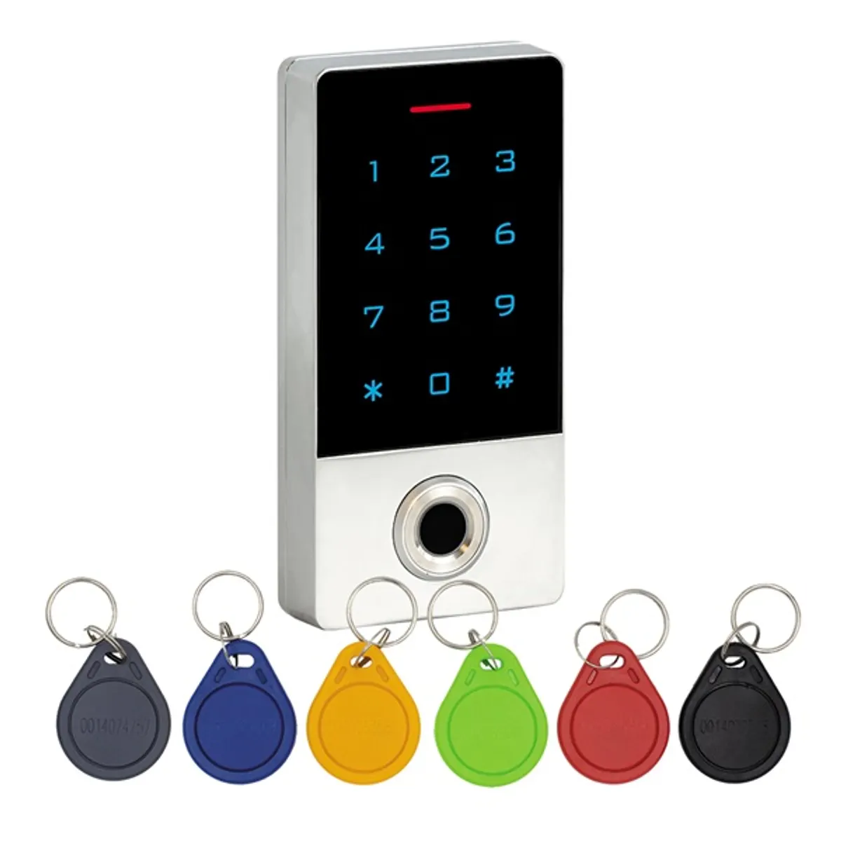 CONTROL KIT-CON-FP1 érintőgombos kültéri ujjlenyomatolvasós RFID kódzár #1