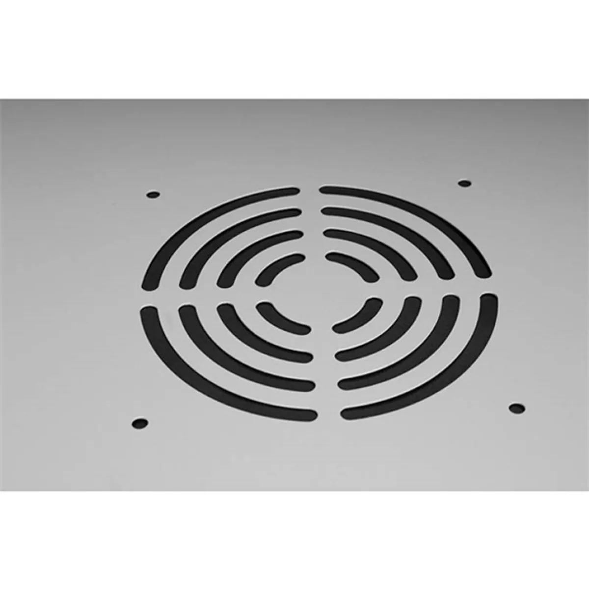 Stalflex RC19-4U-450MG 19" 4U 450 mm mély lapraszerelt szürke fém ajtós fali rack szekrény #5