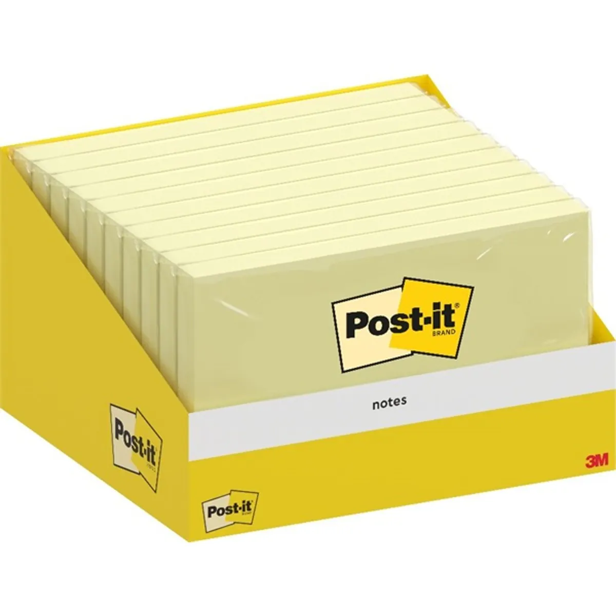Post-It 6830-CY 76x127mm 100lap kanárisárga öntapadós jegyzettömb #1