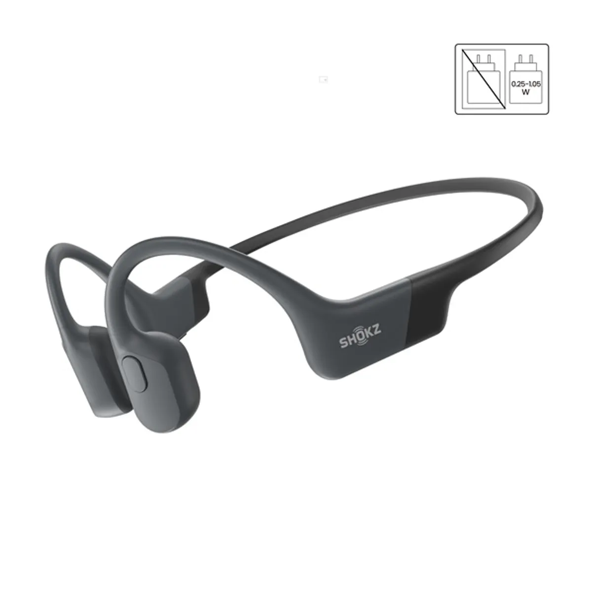 Shokz OpenRun USB-C csontvezetéses Bluetooth fekete Open-Ear sport fejhallgató #2