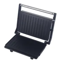 Hausberg HB-539IN 1300W fekete kontakt grill szendvicssütő, állítható termosztát, rozsdamentes ház #2