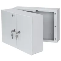 Stalflex PN2K-24D-3S-G szürke 2 kamrás falra szerelhető üres optikai elosztódoboz #2