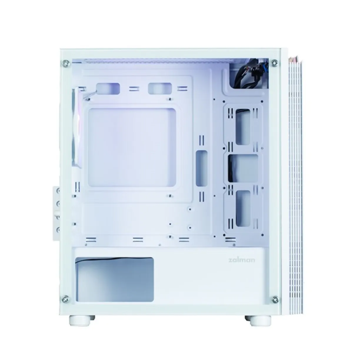 Zalman T4 PLUS White fehér (táp nélküli) ablakos mATX ház #3