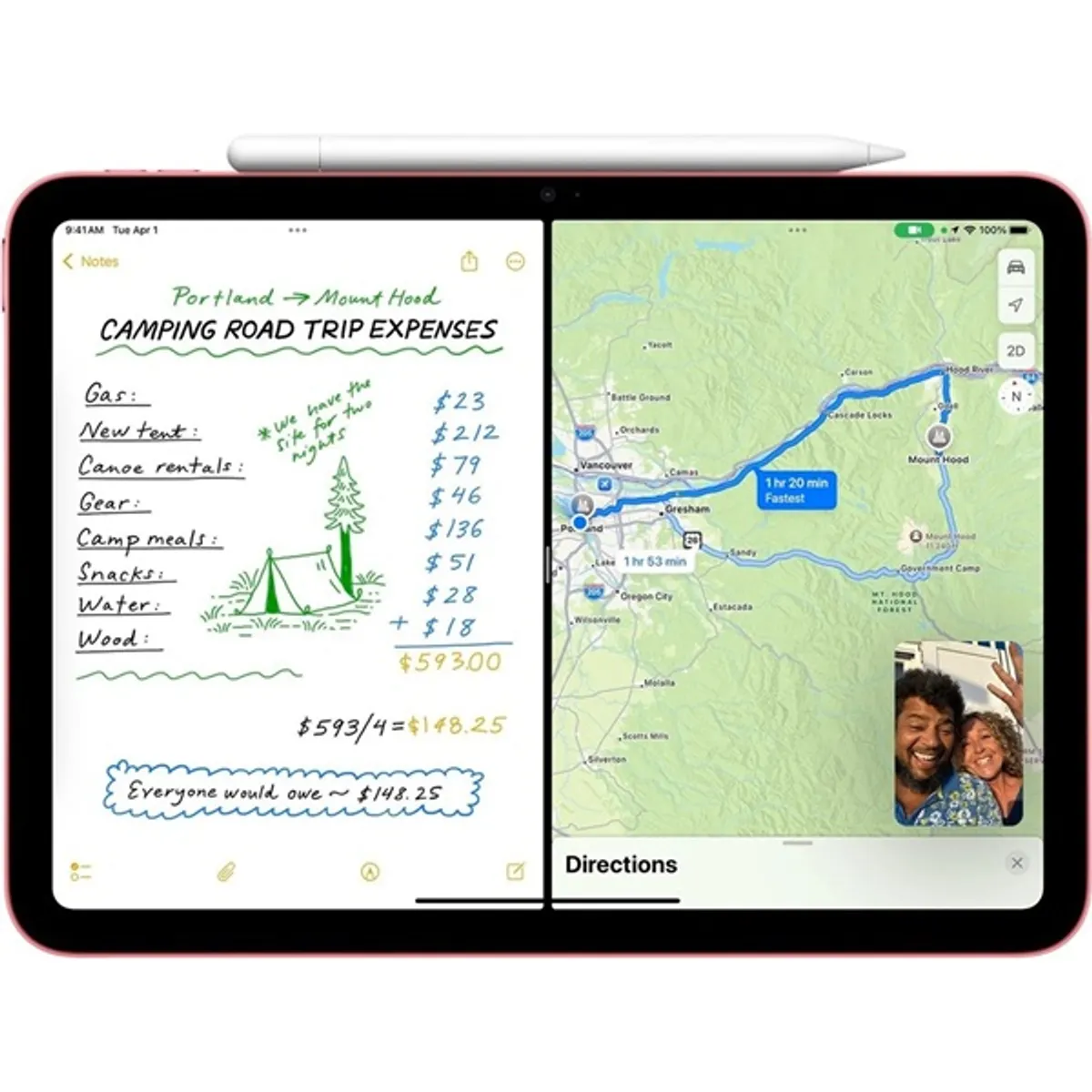 Apple 11" iPad (A16) 128GB Wi-Fi Pink (rózsaszín) #6