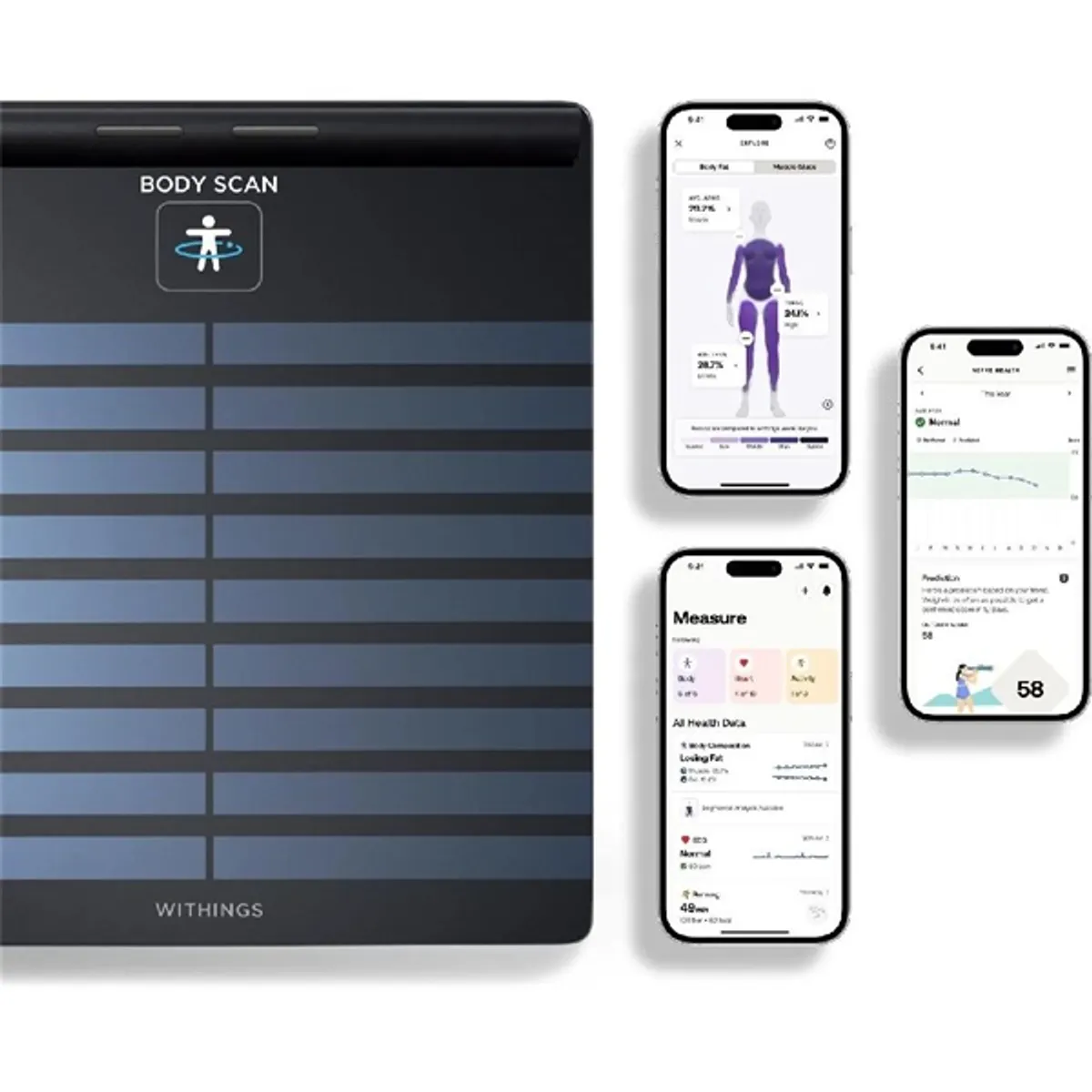 Withings Body Scan fekete személymérleg #2