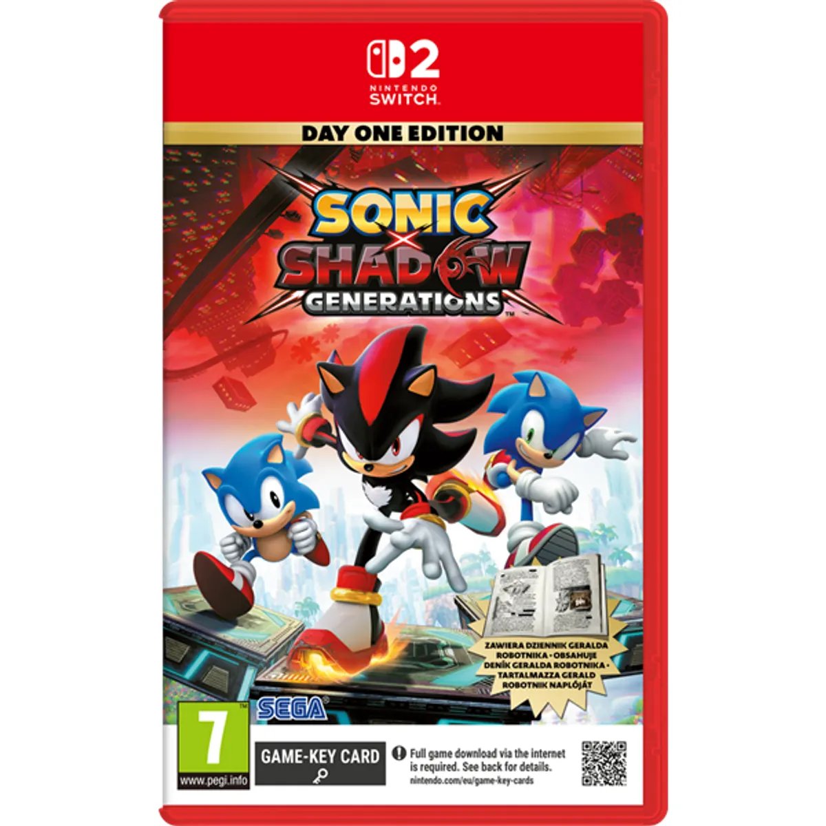 Sonic X Shadow Generations Nintendo Switch 2 játékszoftver #1