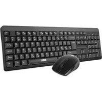 IRIS C-25 vezeték nélküli fekete billentyűzet + egér #2