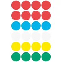 Avery 3089 18mm öntapadó vegyes színű jelölőpont #2