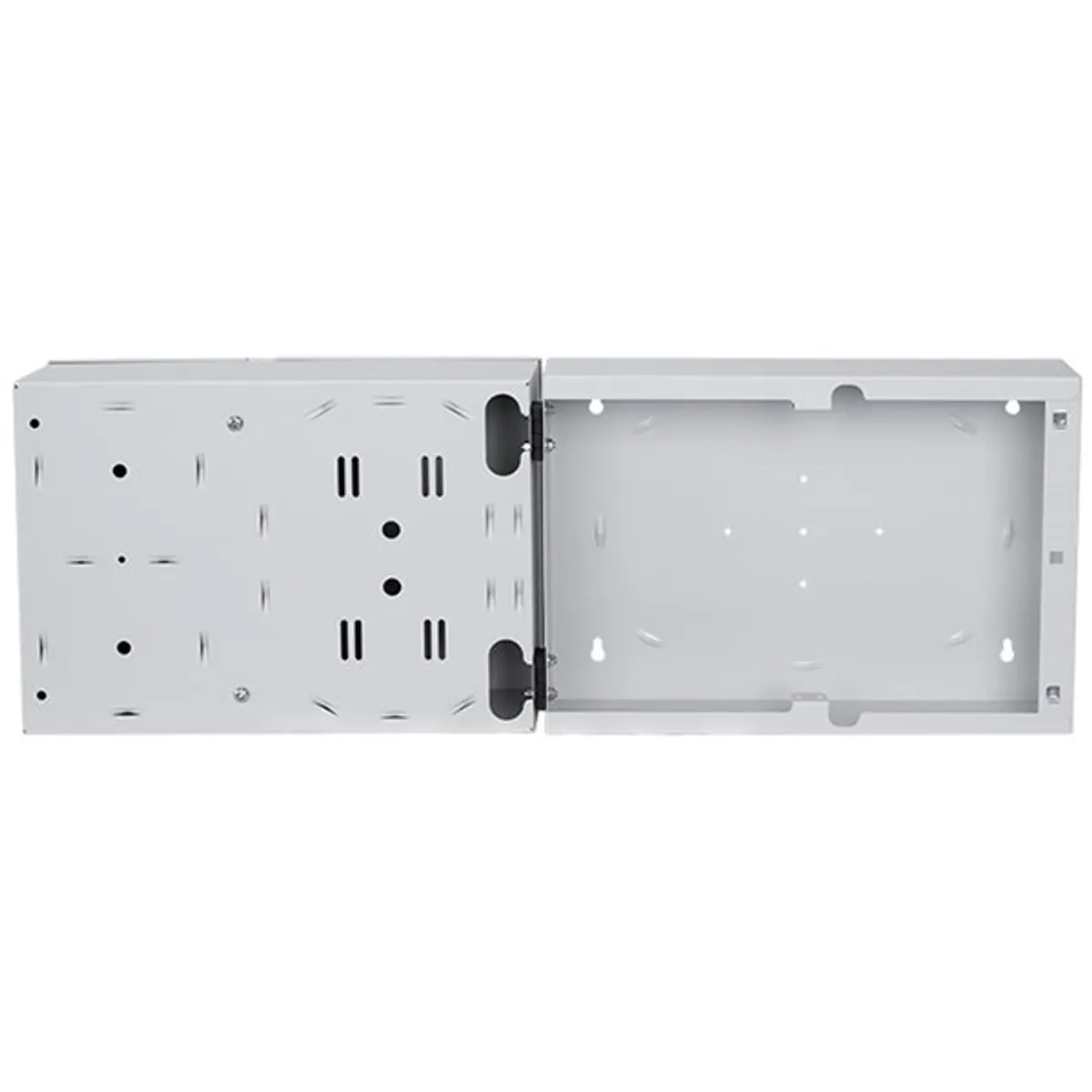 Stalflex PN2K-24D-3S-G szürke 2 kamrás falra szerelhető üres optikai elosztódoboz #7