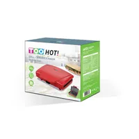 TOO SM-103R-750W 2in1 piros grill - panini szendvicssütő #3