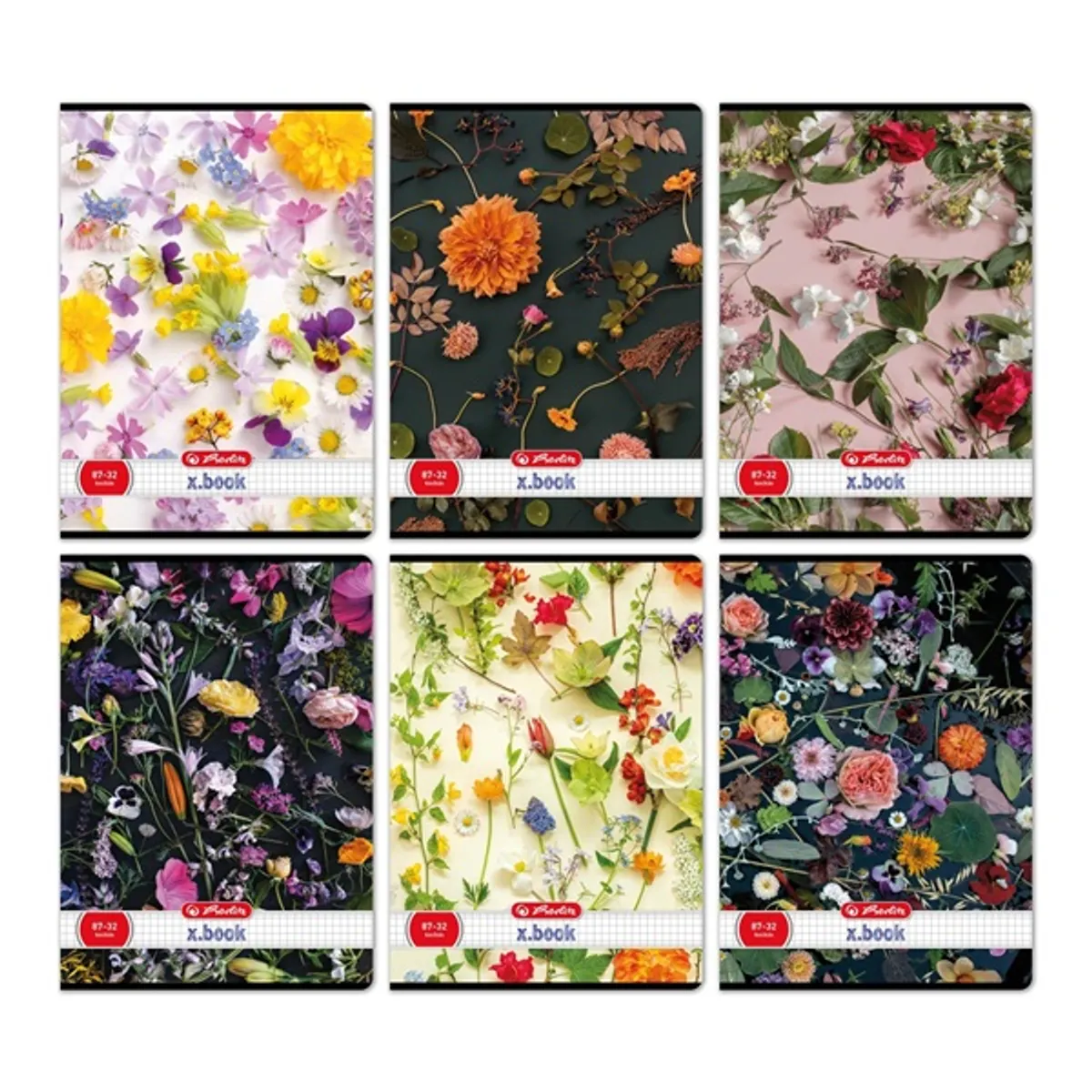 Herlitz Flower II A4 87-32 kockás füzet #1