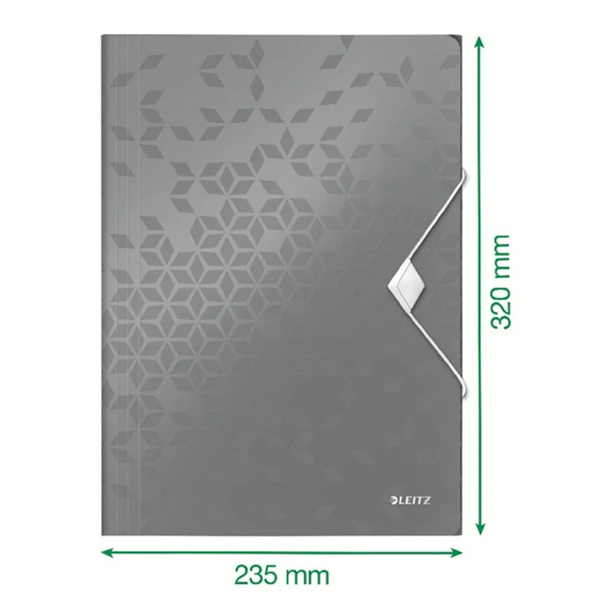 Leitz WOW A4 pp piros gumis mappa #5