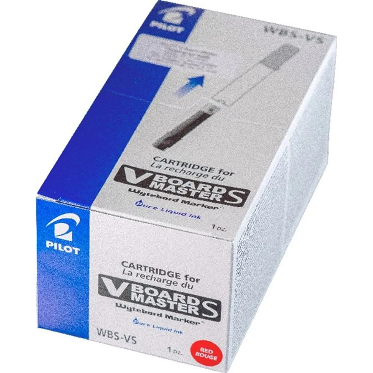 Pilot BeGreen V-Board Master S 12 db/csomag piros táblamarker betét #1