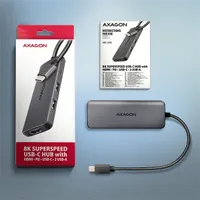 Axagon HMC-5H8K USB-C 5Gbps 5in1 8K hub #7
