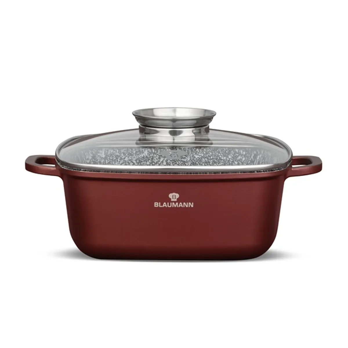 Blaumann BL-4092 4,4L Cerastone Collection 24 cm-es négyzet alakú edény fedővel #1