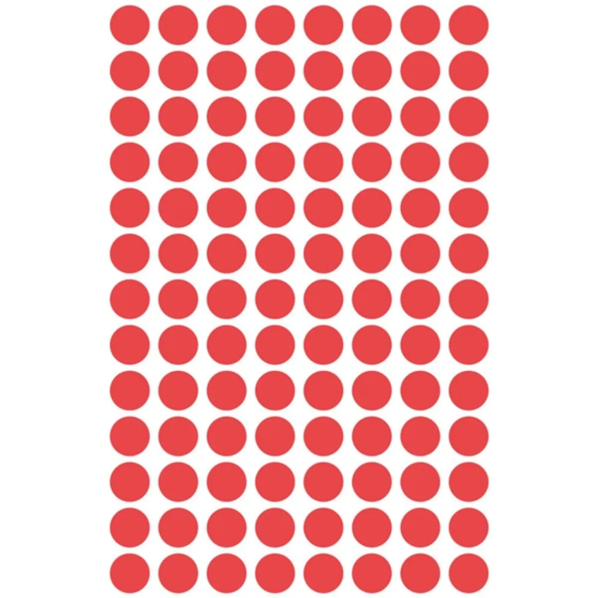 Avery 3010 8mm 416db-os piros jelölőpont #2