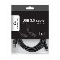 Gembird CCP-USB2-AMCM-10 3m USB A apa - USB C apa fekete kábel #3