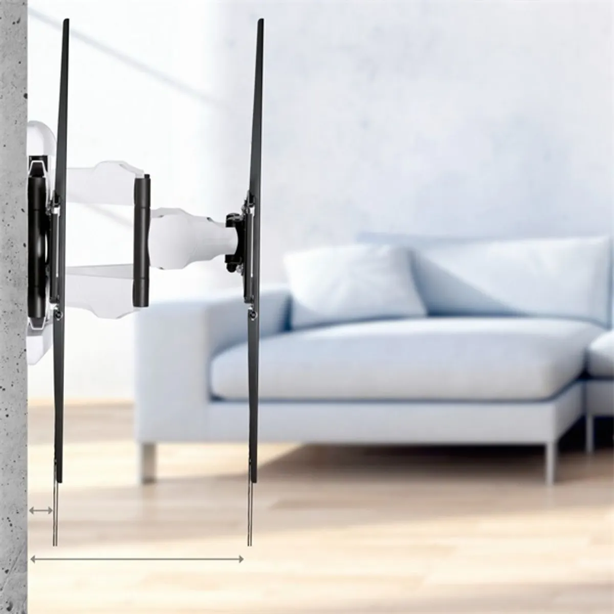 Hama 220838 FITV FULL MOTION 800x600 2 karos falitartó #3