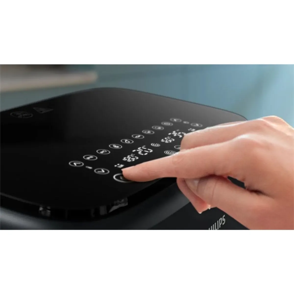 Philips DualBasket NA351/00 fekete 9 L forrólevegős sütő #4