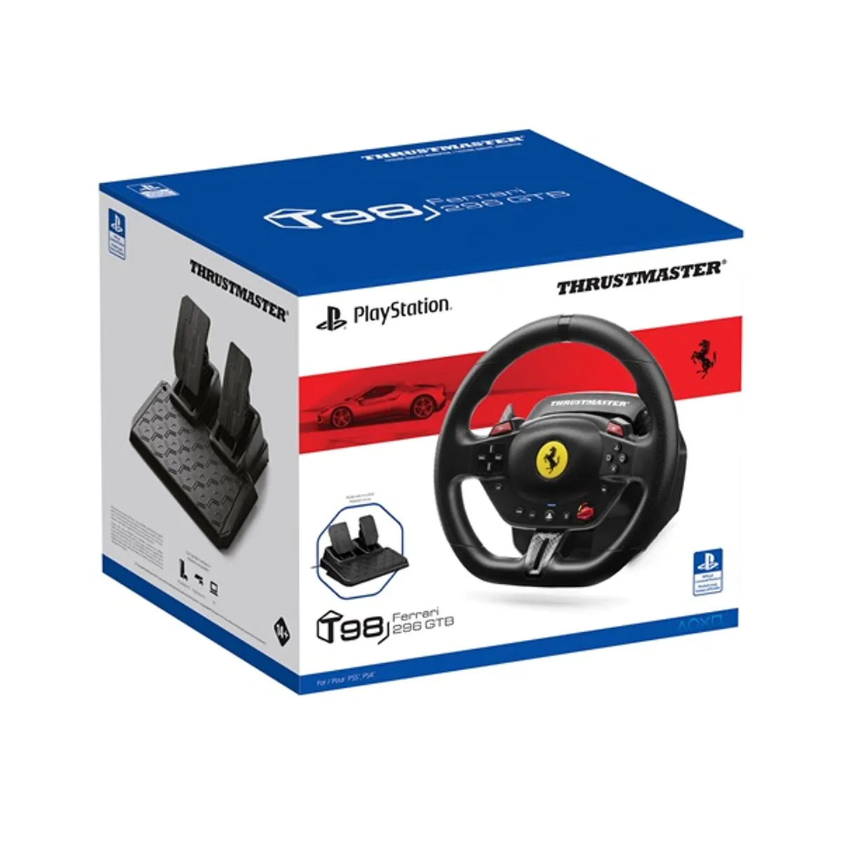 Thrustmaster 4160880 T98 Ferrari 296 GTB Edition PS5/PS4/PC kormány + pedál #8