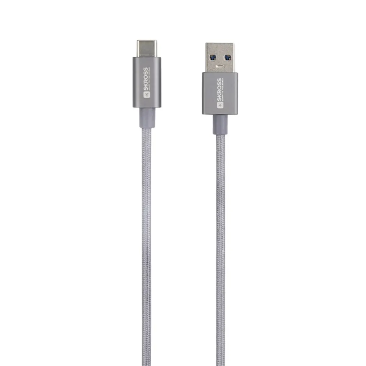 Skross USB-C-120-STEEL 1,2m USB/Type-C adat- és töltőkábel #1