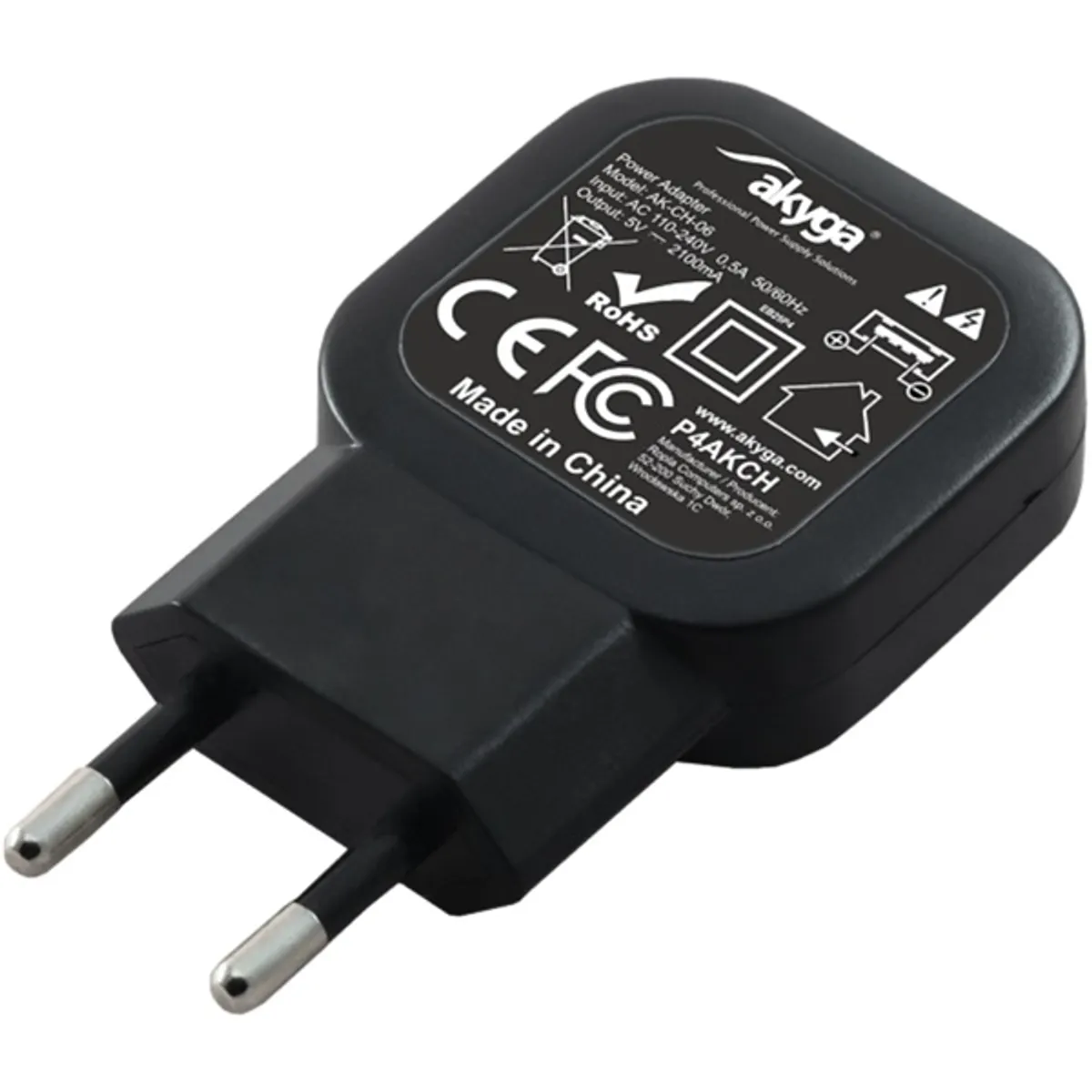 Akyga 5V/2,1A/10W hálózati USB töltő #2