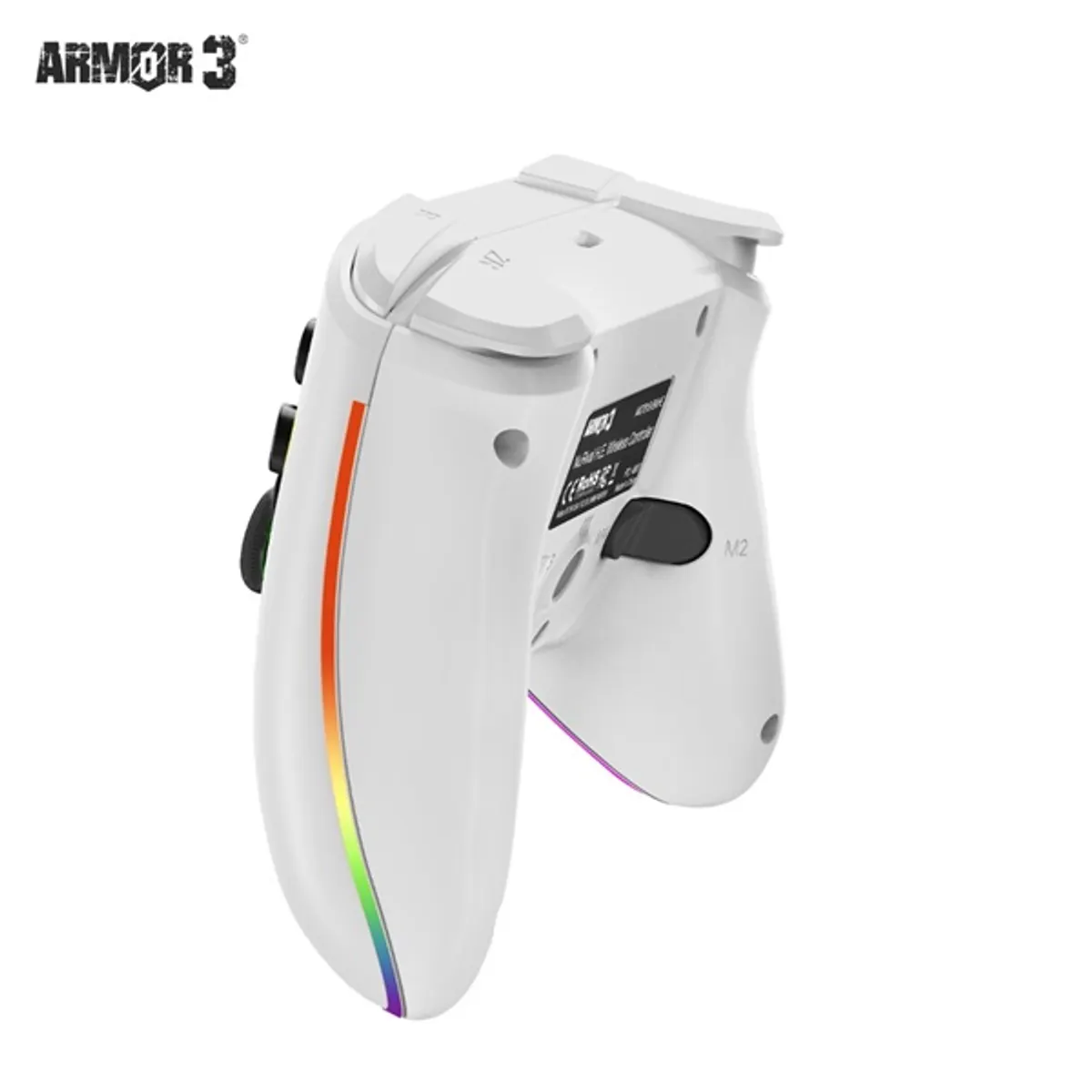 Armor3 M07619-WHHE NuRival Nintendo Switch/OLED vezeték nélküli Hall Effect Stick fehér kontroller #4
