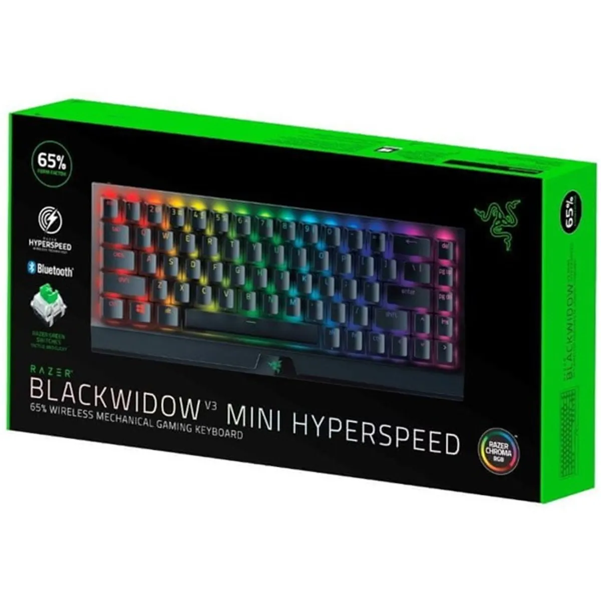 Razer BlackWidow V3 Mini HyperSpeed (Green Switch) US RGB fekete gamer billentyűzet #5